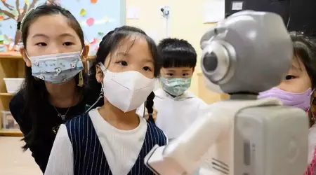 Roboter zur Erziehung von Kindern in Kindergärten in Südkorea