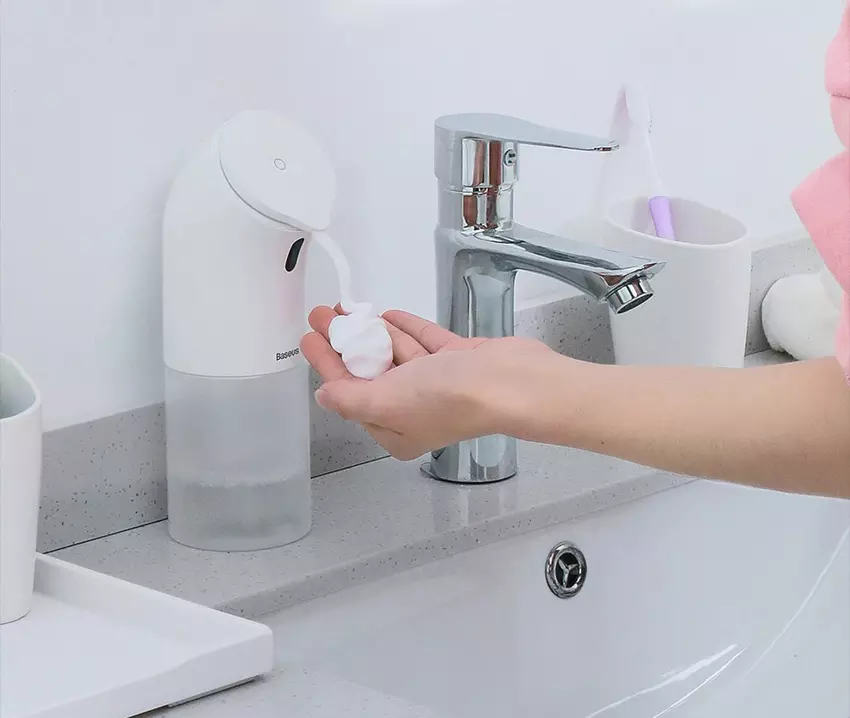 Seifenspender Touchscreen