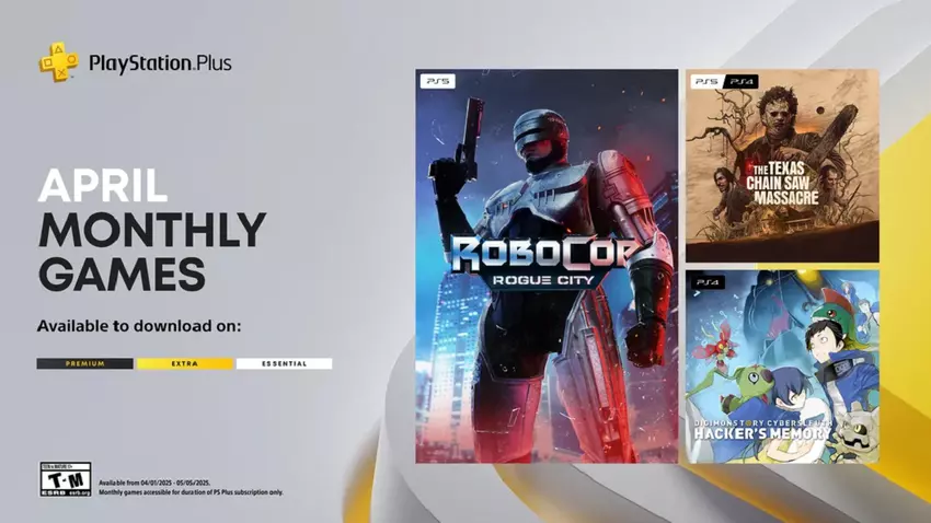 Abonnenten aller PS Plus-Abonnements haben jetzt Zugriff auf RoboCop, Digimon und Texas Chainsaw Massacre