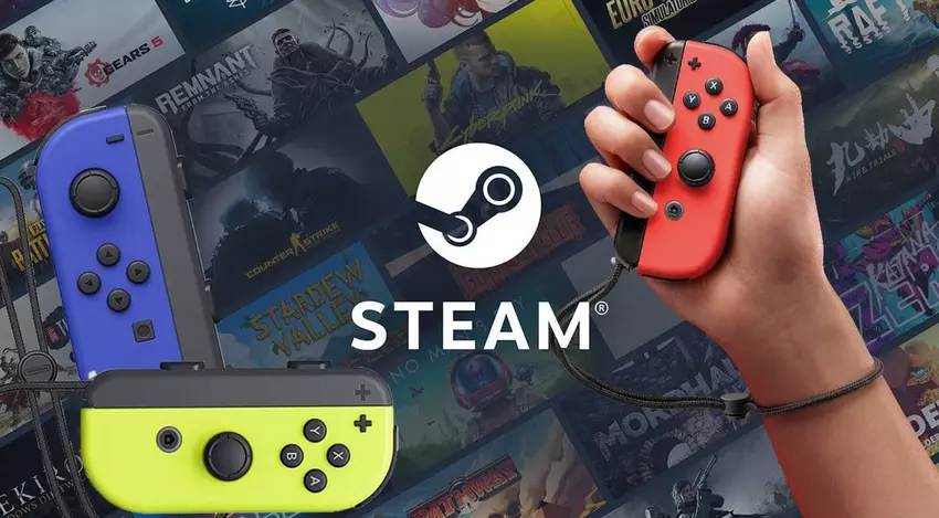 Steam hat Unterstützung für Joy-Con-Controller von Nintendo Switch hinzugefügt