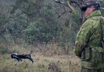 Das australische Militär konnte mit Hilfe ...