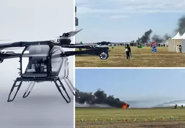 Neuartiger Unfall: Zwei Xpeng Aeroht fliegende ...