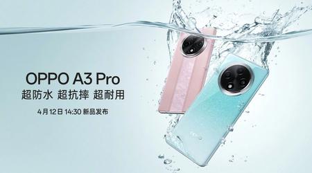 Es ist offiziell: Das OPPO A3 Pro wird am 12. April auf den Markt kommen