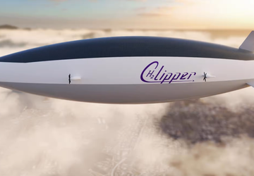 H2 Clipper ist ein Wasserstoff-Luftschiff, das ...