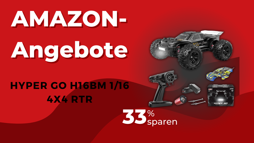 HYPER GO H16BM RC Auto mit Brushless Motor – Jetzt 60€ günstiger!