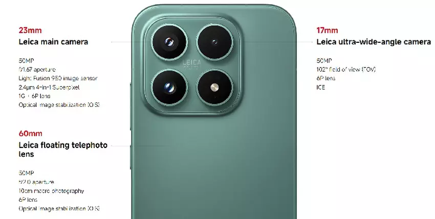 Xiaomi 17 mit Light Fusion Kamera