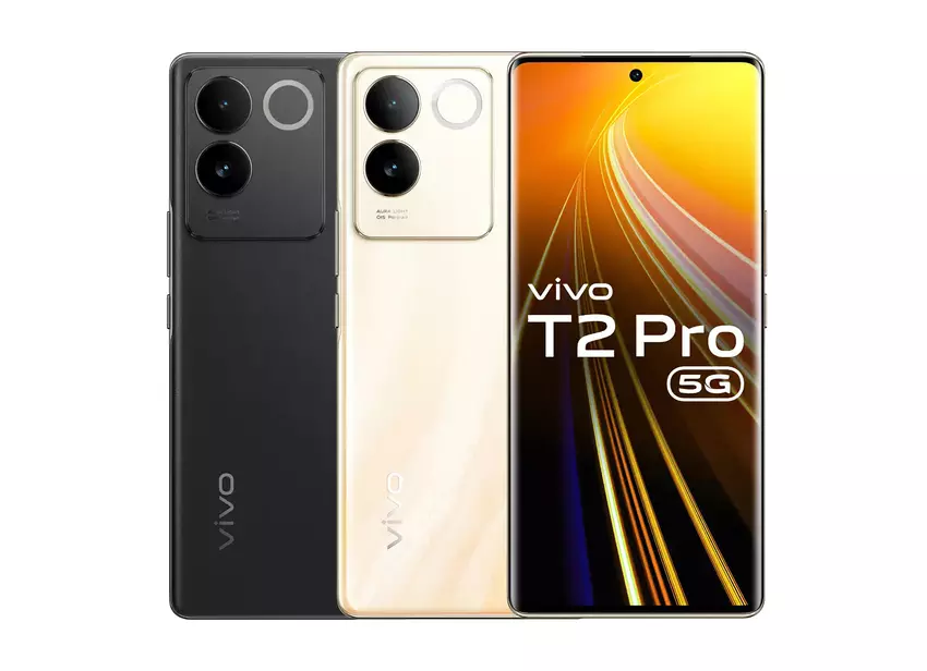vivo T2 Pro 5G: 120Hz gebogenes AMOLED-Display, Dimensity 7200 Chip und 64 MP Kamera mit OIS für $289