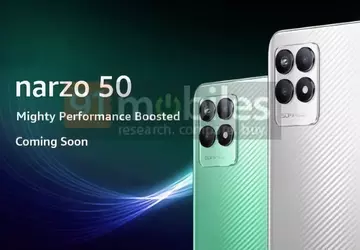 So wird Realme Narzo 50 aussehen ...