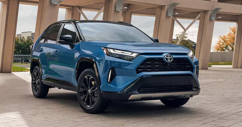 Der aktuelle Toyota RAV4 Hybrid (2025) in der Version für den US-Markt