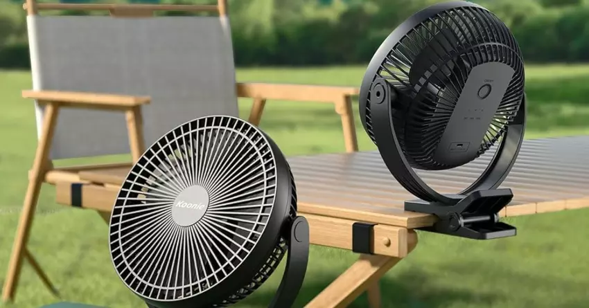 Koonie tragbarer Ventilator für Golfwagen