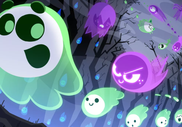Halloween Doodle von Google ist ein ...