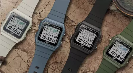 Neue Casio LF-30W-1A mit einer Weltkarte ist jetzt in den Geschäften in Europa erhältlich