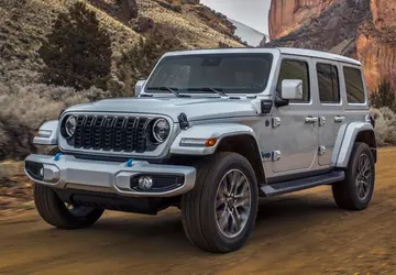 Jeep immobilisierte Wrangler 4xe SUVs mit ...