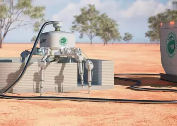 Spinnen auf der Baustelle: Der Roboter ...