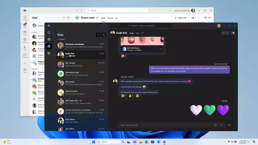 Eine einzige Microsoft Teams-App für Schul- und Arbeitskonten ist jetzt verfügbar