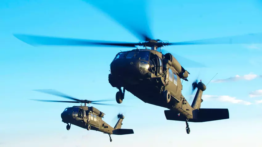 Zusammenstoß zweier HH-60 Black Hawk Militärhubschrauber der US-Armee in Kentucky