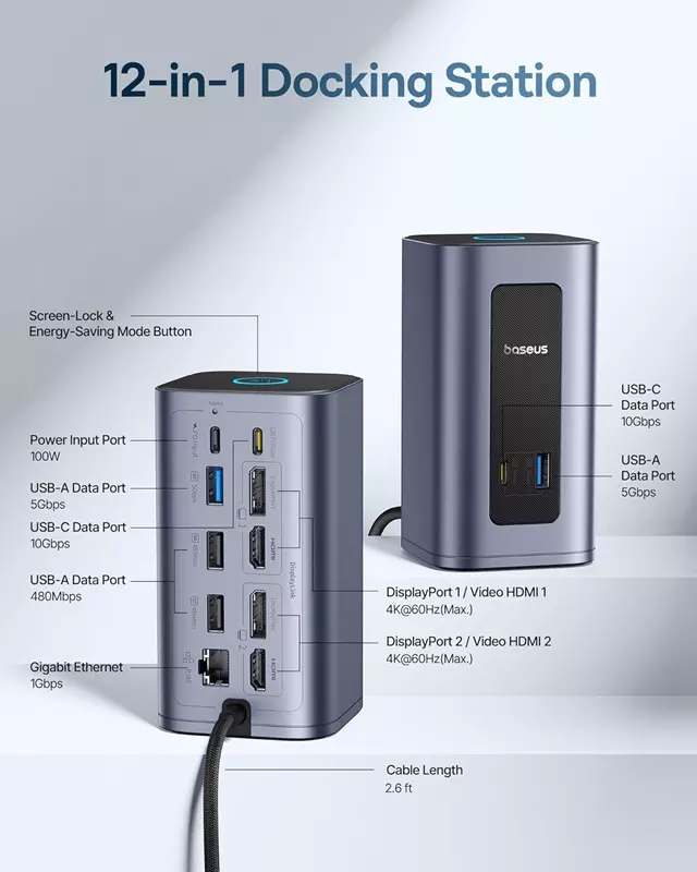 Baseus Nomos NU1 Air Spacemate Docking Station