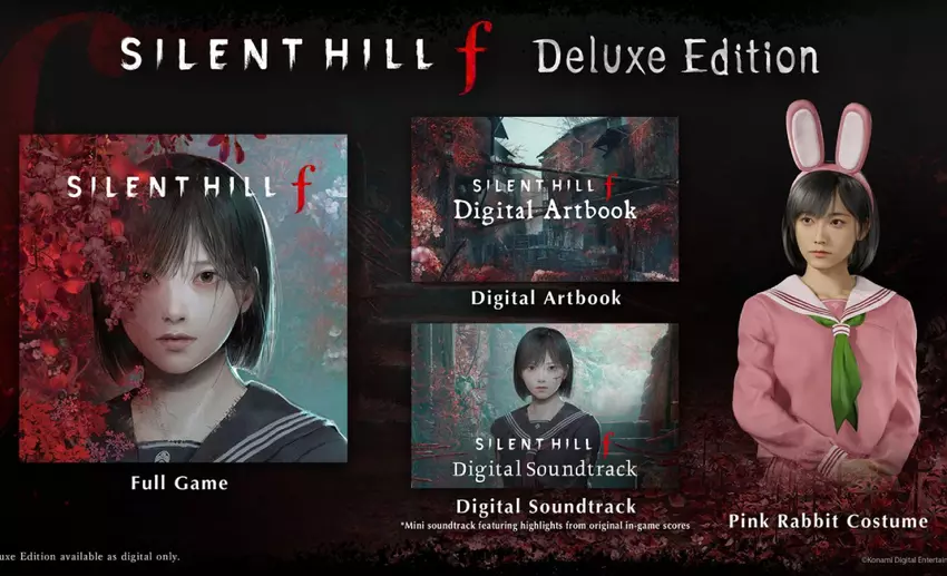Silent Hill f ist für die Vorbestellung mit der Deluxe-Edition verfügbar, die einen frühen Zugang und das verrückte Pink Rabbit-Kostüm bietet