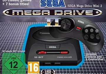 Retrokonsole mit 60 vorinstallierten 16-Bit-Spielen SEGA ...