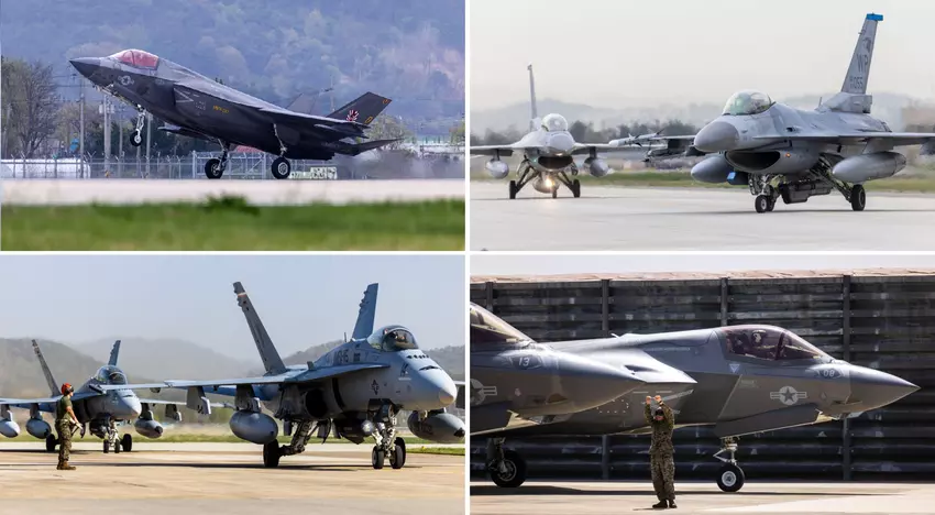 USA und Südkorea starten gemeinsame Korea Flying Training Übung mit F-35 Lightning II Kampfflugzeugen der fünften Generation