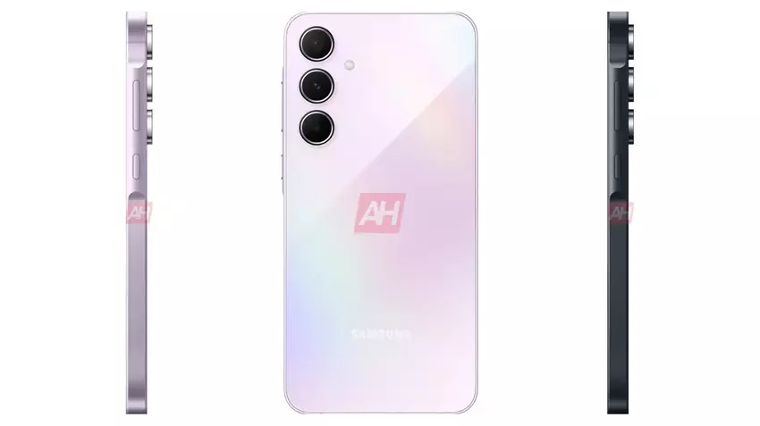 Dreifach-Kamera, Metallgehäuse und flache Kanten: Samsung Galaxy A55 ist auf offiziellen Renderings erschienen