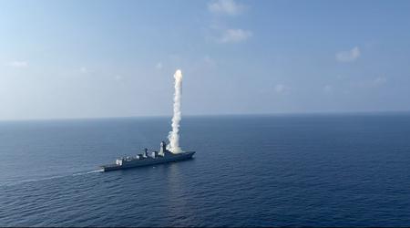 Der indische Zerstörer Rajput hat den Überschall-Marschflugkörper BrahMos erfolgreich gestartet