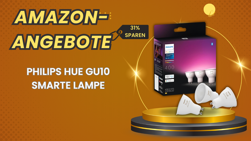 Philips Hue GU10 Smart LED 3er-Pack – 50€ Rabatt!
