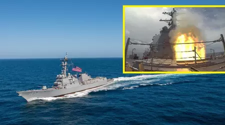 USS Jack H. Lucas, der erste U.S. Flight III Zerstörer der Arleigh Burke Klasse, startet erfolgreich Standard Missile 2