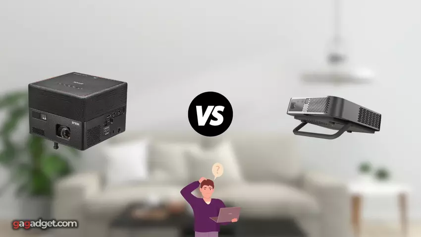 Epson EF12 vs ViewSonic M2e in 2025