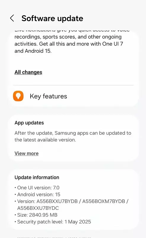 One UI 7 Update für Samsung Smartphones