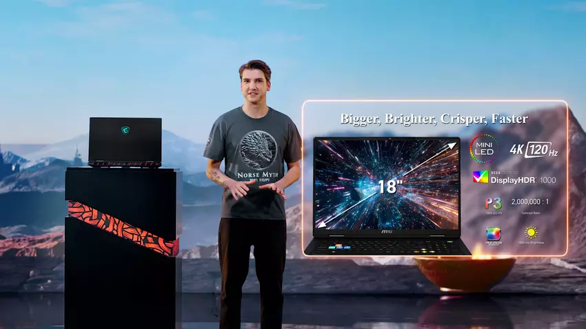 Der Laptop der Raider-Serie. Illustration: MSI