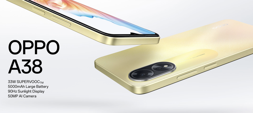 Wie viel wird das OPPO A38 mit 90Hz LCD-Display, Helio G85 Chip, 50 MP Kamera und 5000 mAh Akku kosten
