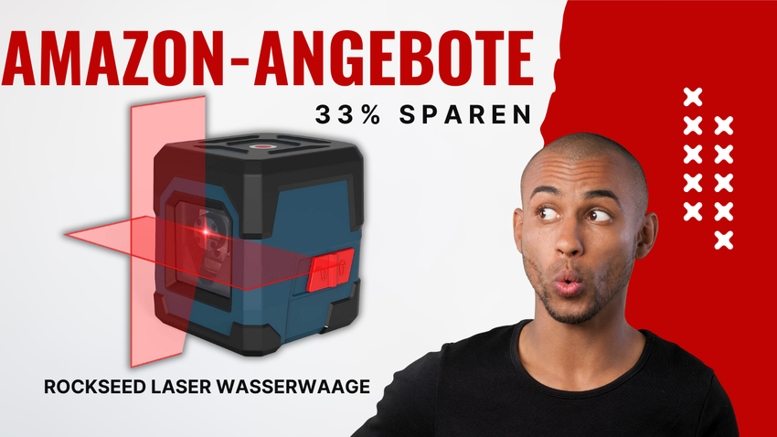 RockSeed Laser Wasserwaage – Jetzt 10€ günstiger erhalten!