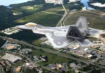 Der Luftwaffenstützpunkt Tyndall Air Force Base ...