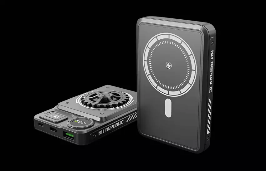 Nu Republic Cybotron Spin: eine ungewöhnliche PowerBank mit einem Spinner zum manuellen Aufladen