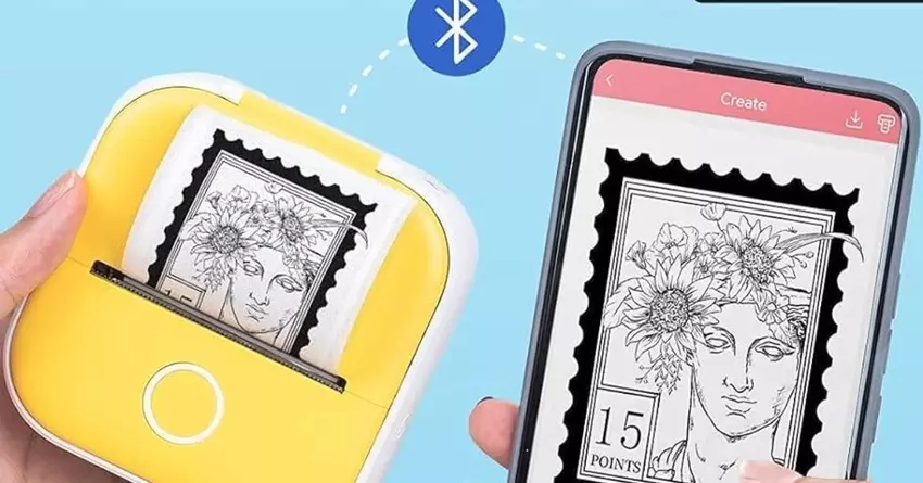 T02 Mini-Drucker Aufkleber Maschine