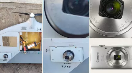 Zaluzhny hat Fotos von abgestürzten russischen ZALA- und Tachyon-UAVs gepostet, sie zeigen (wieder) eine Canon-Consumer-Kamera