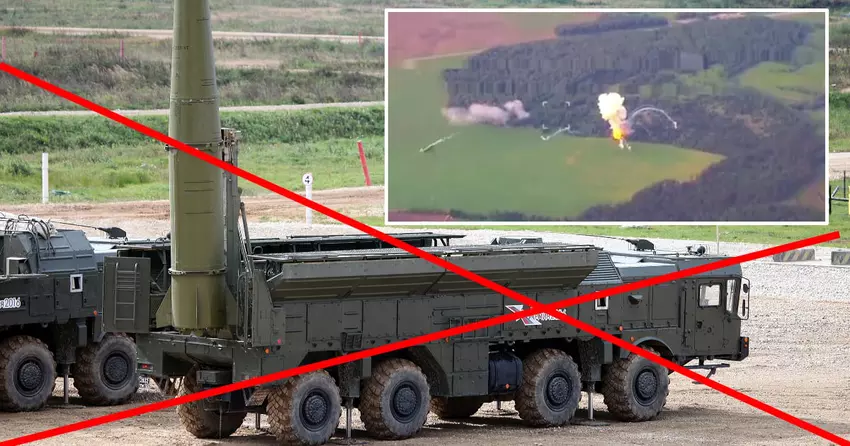 Der Generalstab der Ukrainschen Streitkräfte berichtet über Schäden an Iskander-Systemen: eines zerstört, zwei wahrscheinlich beschädigt (Video)