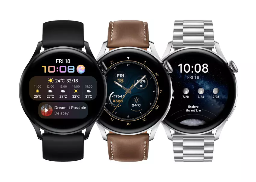 Smartwatch Huawei Watch 3 Pro mit HarmonyOS 2.0.0.197 Update hat neue Funktionen erhalten