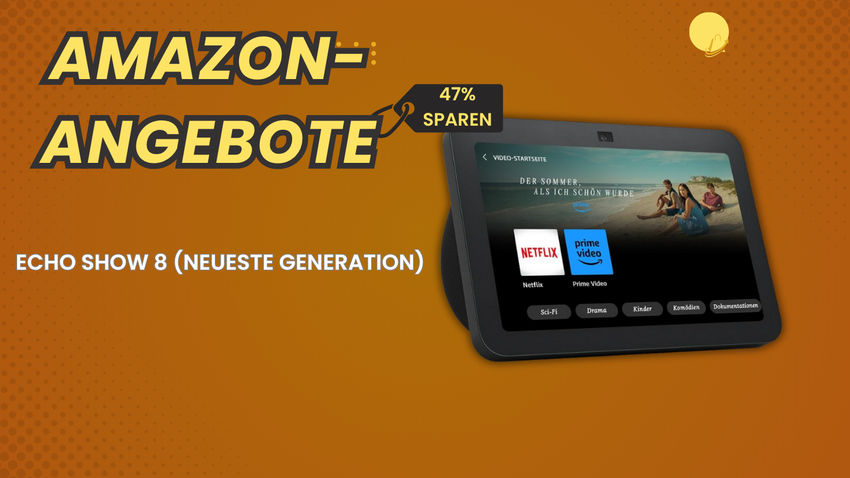 Amazon Echo Show 8 Smart Display – Profitiere von 47% Rabatt und spare 80€!
