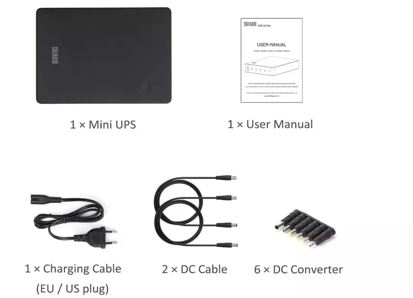 Shanqiu 74Wh Mini unterbrechungsfreie Stromversorgung