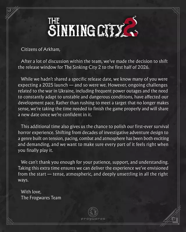 Screenshot von The Sinking City 2