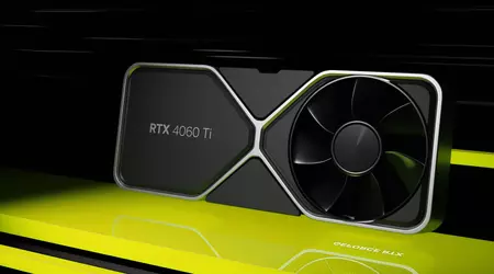 NVIDIA GeForce RTX 4060 Ti mit 8/16 GB VRAM, 4352 CUDA Kernen, 288 GB/s Bandbreite und bis zu 165 W TDP