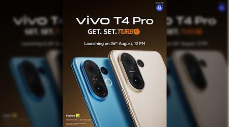 Vivo T4 Pro 5G Teaser - bestätigtes Ankündigungsdatum und einige Spezifikationen
