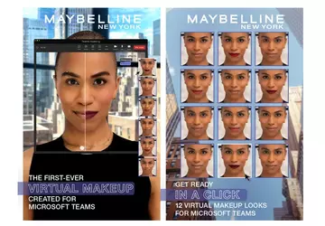 Microsoft hat Maybelline Make-up-Filter mit künstlicher ...
