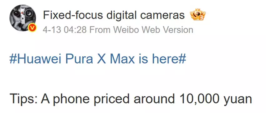 Foto des Huawei Pura X Max