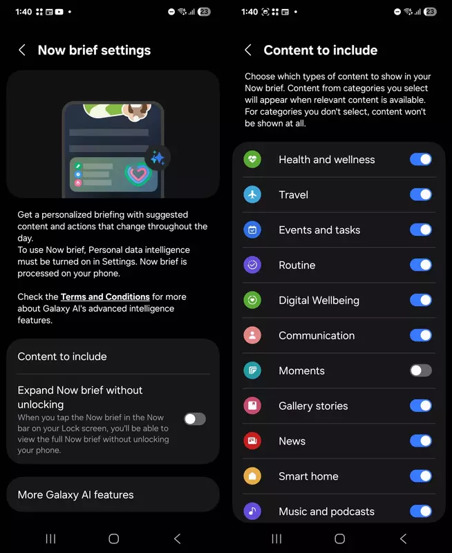 Jetzt kurze Funktionseinstellungen. Illustration: Sammobile