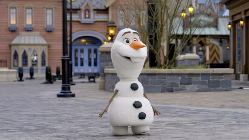 Animatronic Olaf von Disney