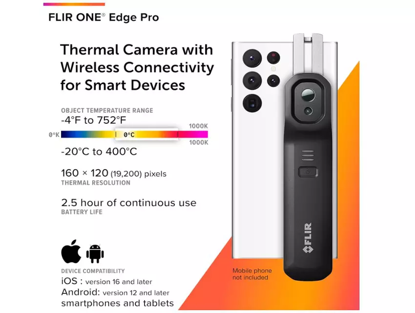 FLIR ONE Edge Pro Infrarotkamera-Handy
