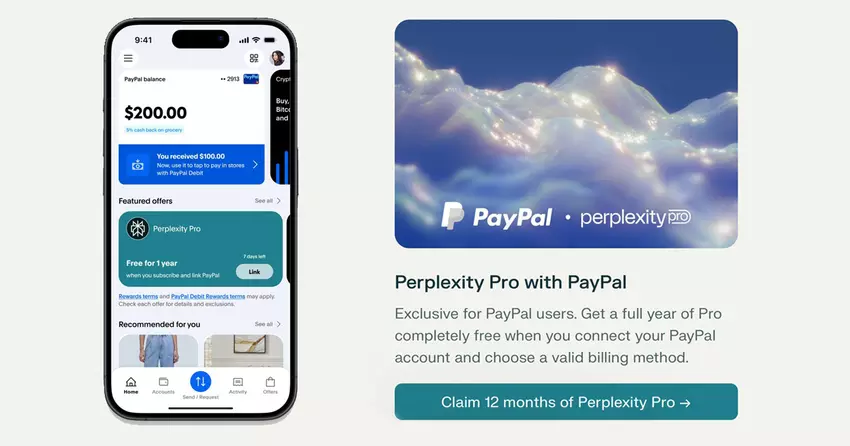 PayPal verschenkt ein Jahr Perplexity Pro kostenlos: So erhalten Sie ein Abonnement für 0 $